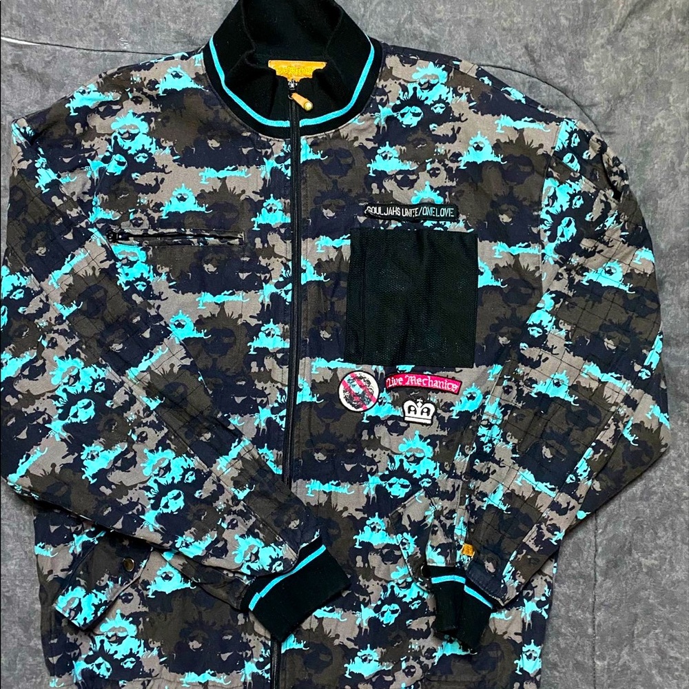 Live mechanics bomber jacket